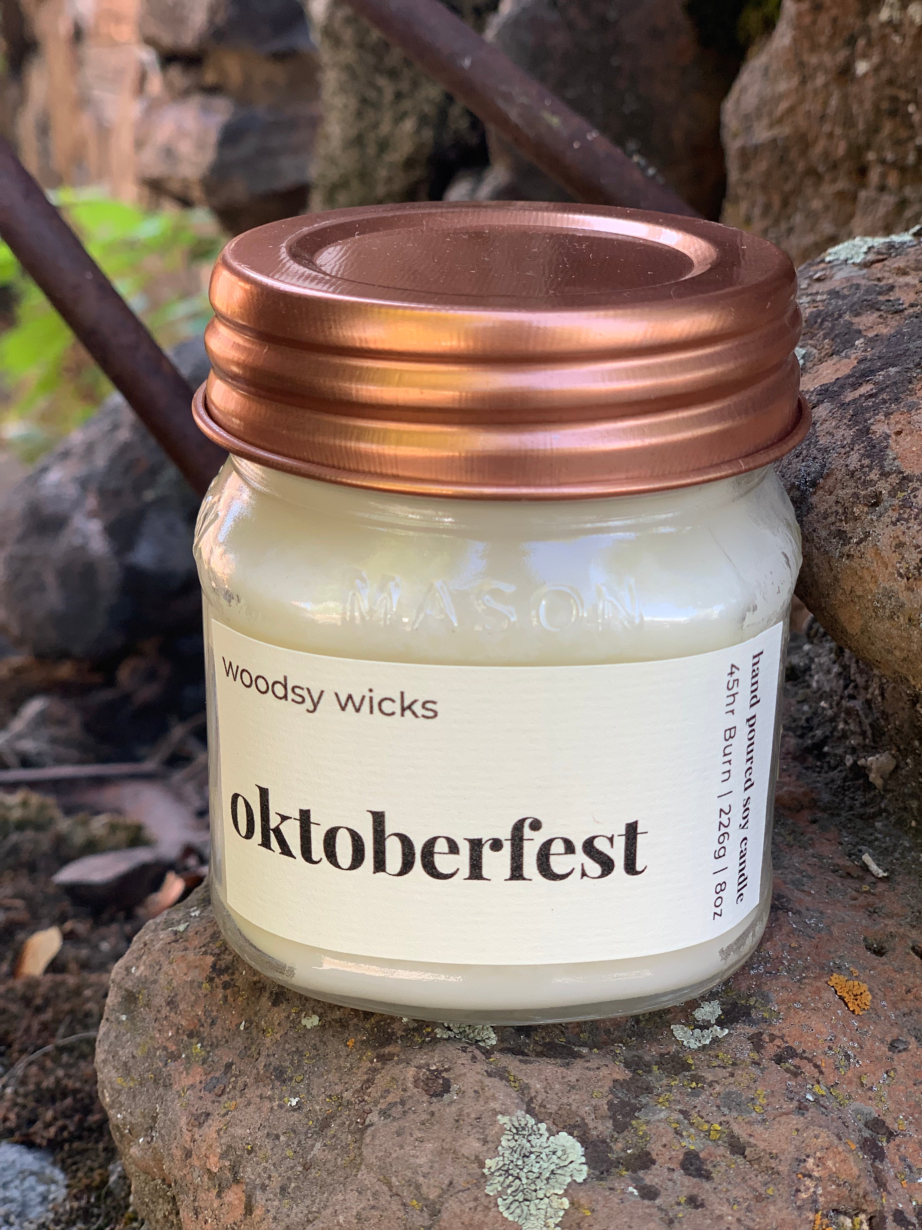 Woodsy Wicks 8oz and 12 oz Candle