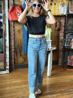 Kan Can 90's Cropped Wide Leg