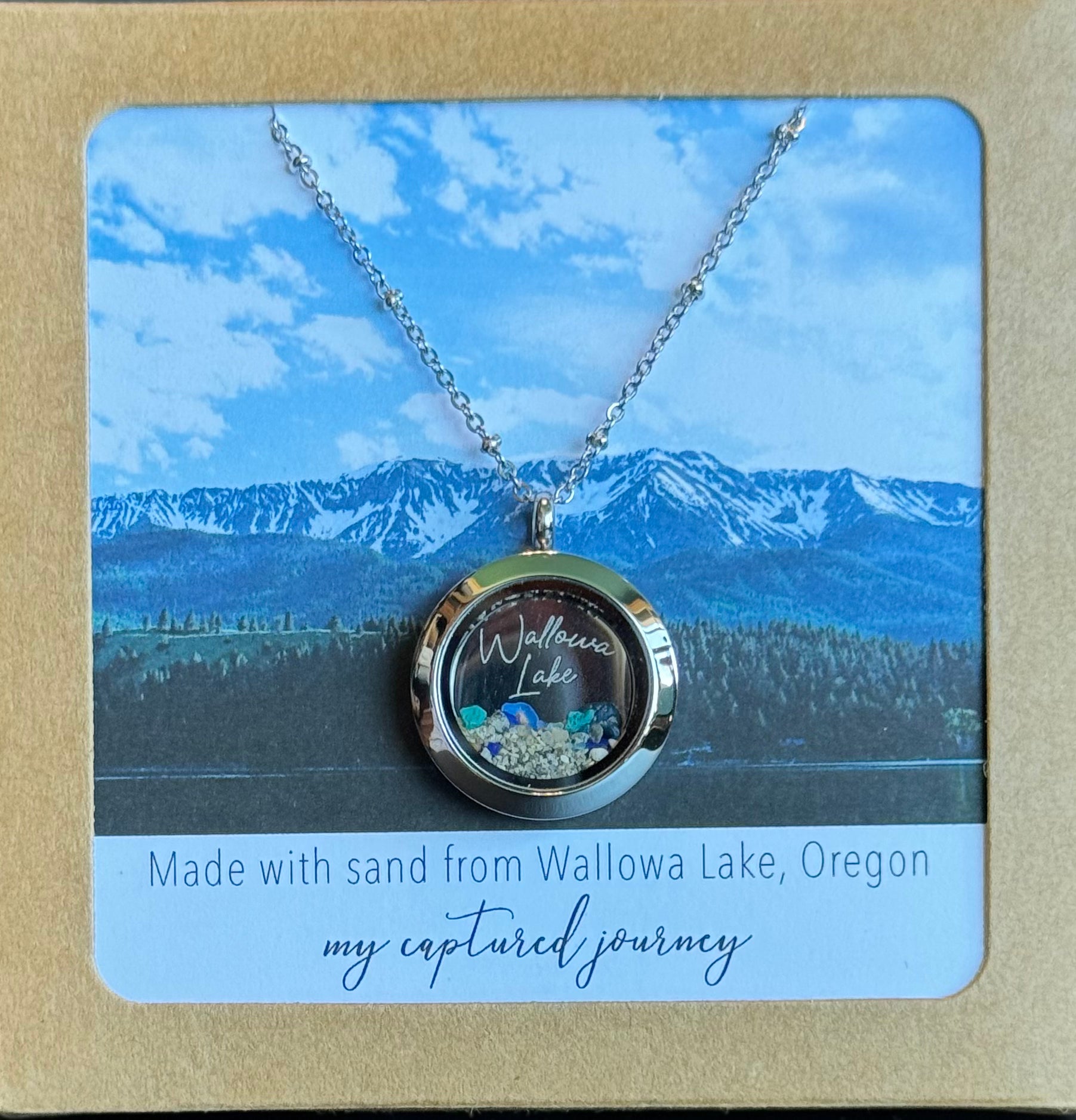 Wallowa Lake Beach Necklace