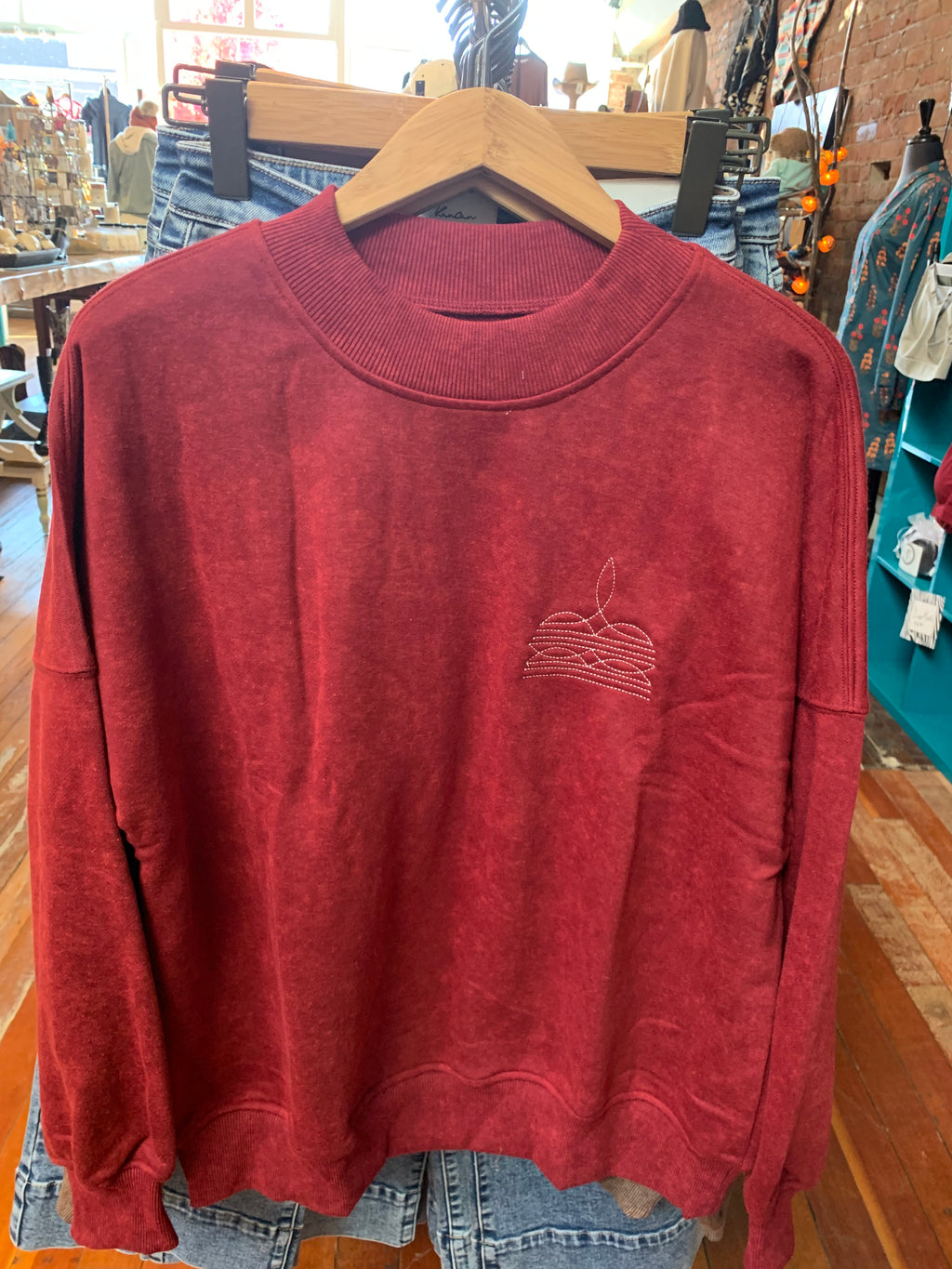 Schred Design Boot Stitch Crewneck Sweatshit