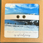 Wallowa Lake Sand Stud Earrings