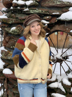 Trend Notes Faux Fur Lined Cardigan Sweater