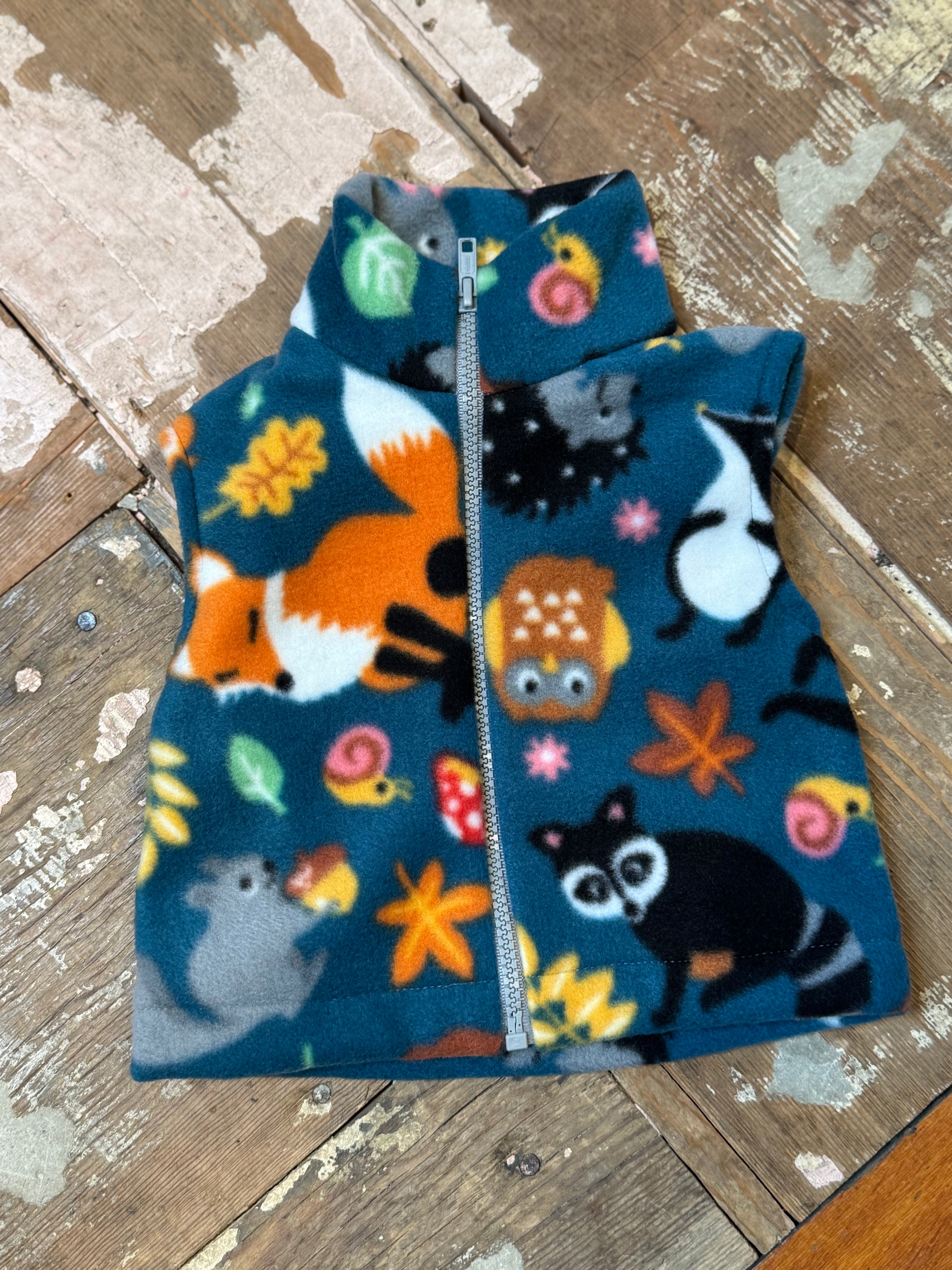 Wolfe Fleece Baby Vest 0-6 Months