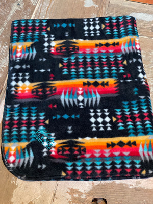 Wolfe Fleece Receiving Blanket