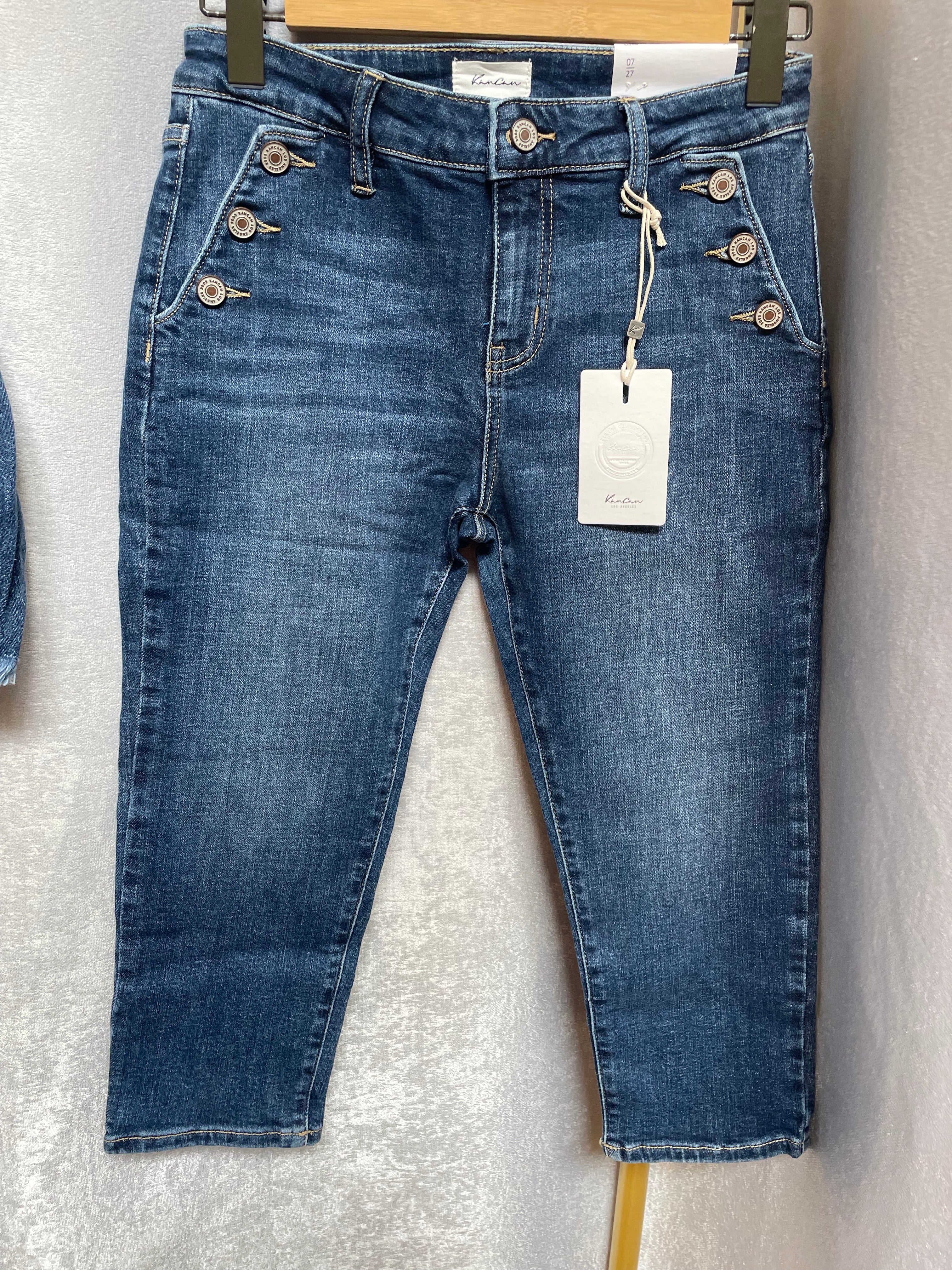 KanCan Mid Rise Capri Jeans