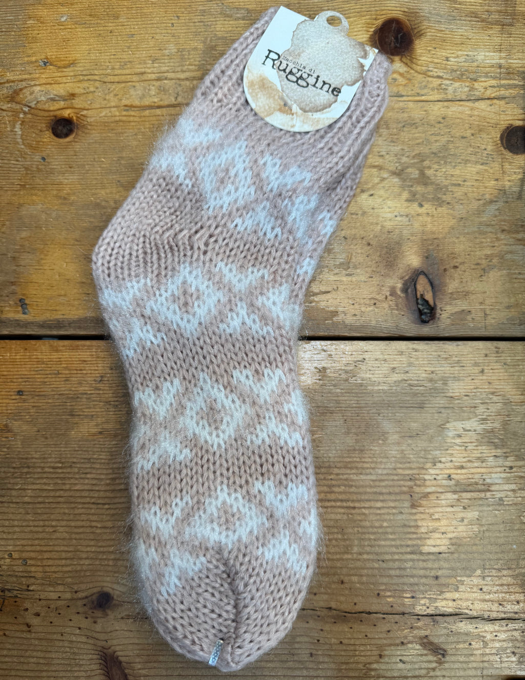 Fuzzy Nordic Socks