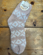 Fuzzy Nordic Socks