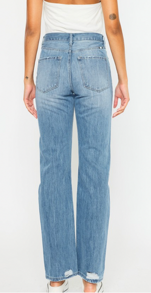 Kan Can High Rise 90's Straight Jeans