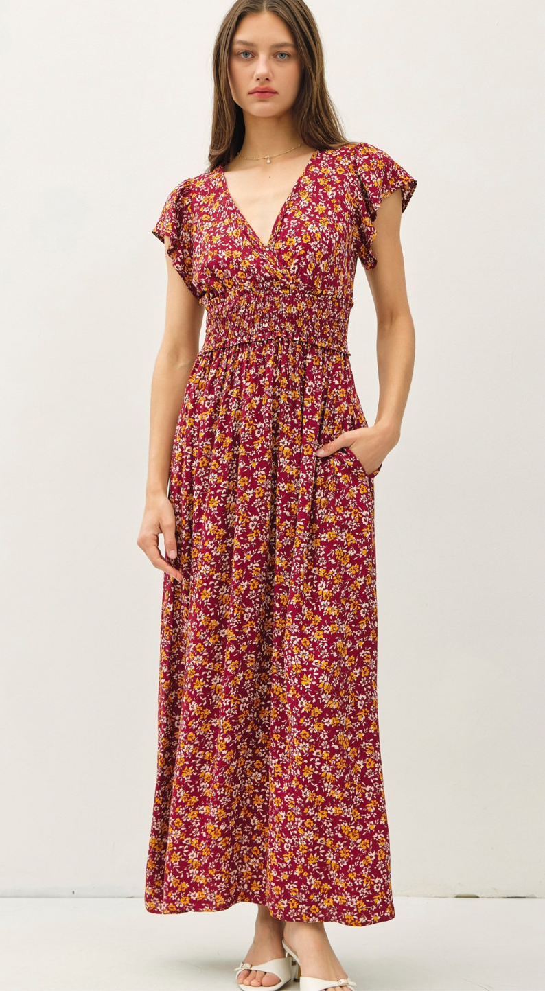 Be Cool Floral Maxi Dress