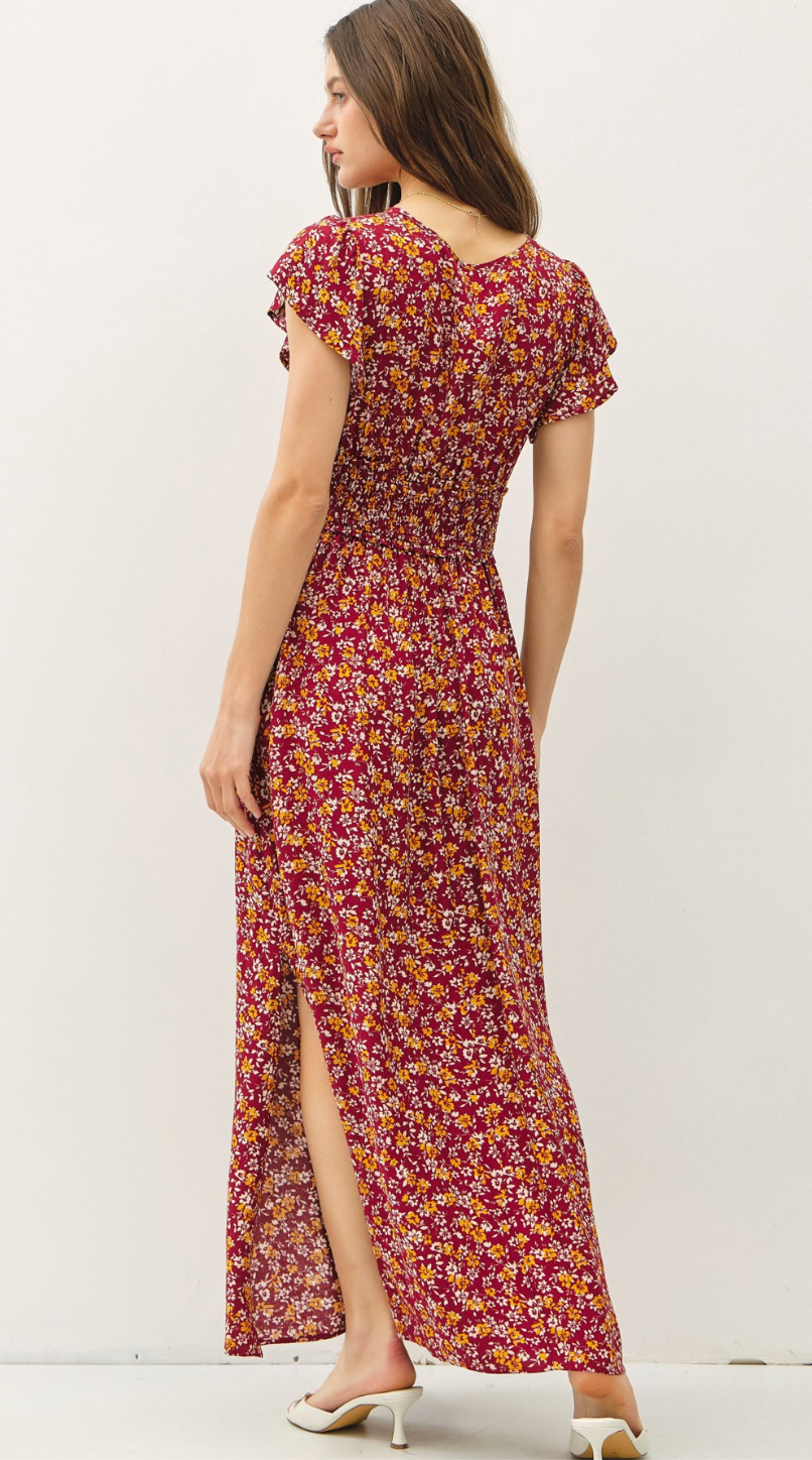 Be Cool Floral Maxi Dress