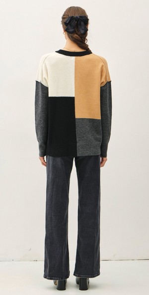 Be Cool Color Blocked Sweater