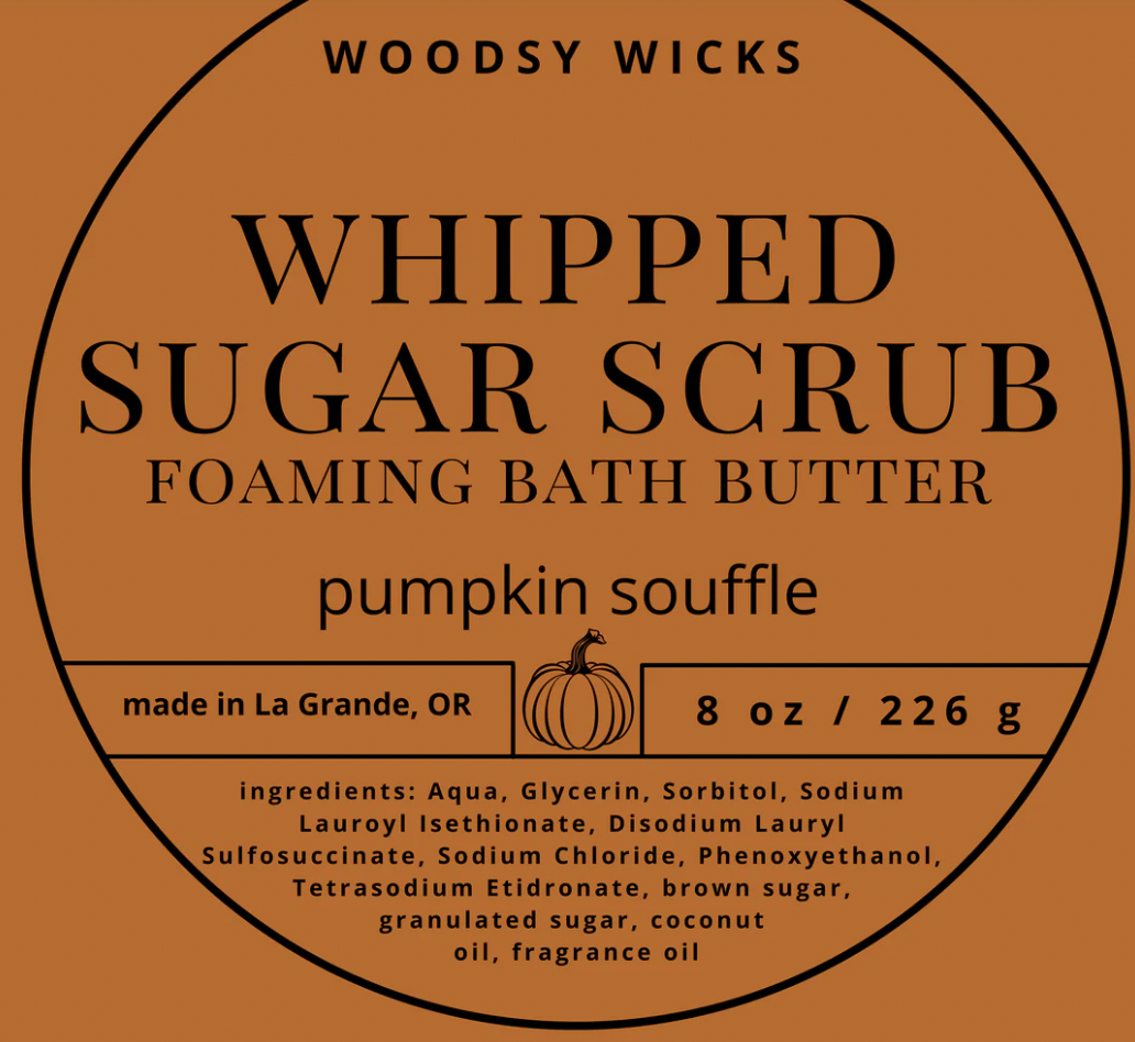 Woodsy Wicks Whipped Sugar Scrub