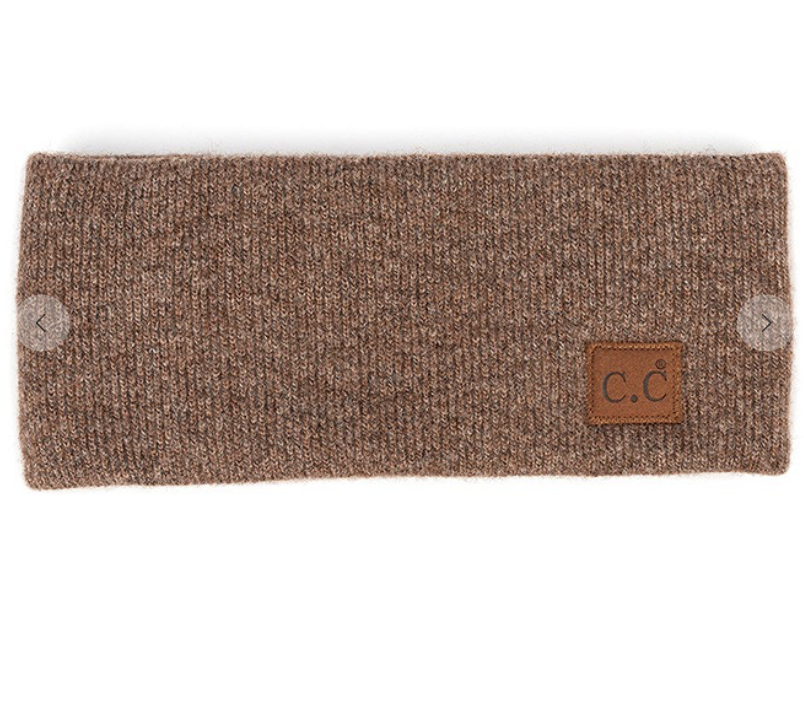 C.C Heather Knit Plain Headwrap