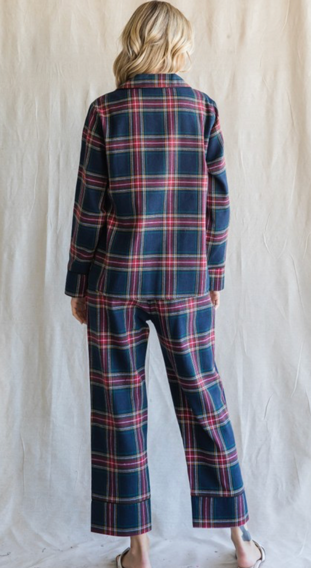 Plaid Pajama Set