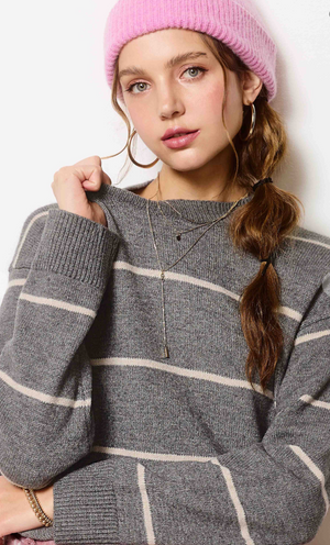 La Miel Loose Fit Sweater Top