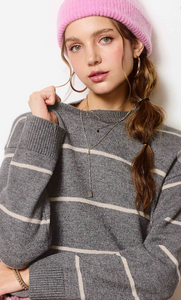 La Miel Loose Fit Sweater Top