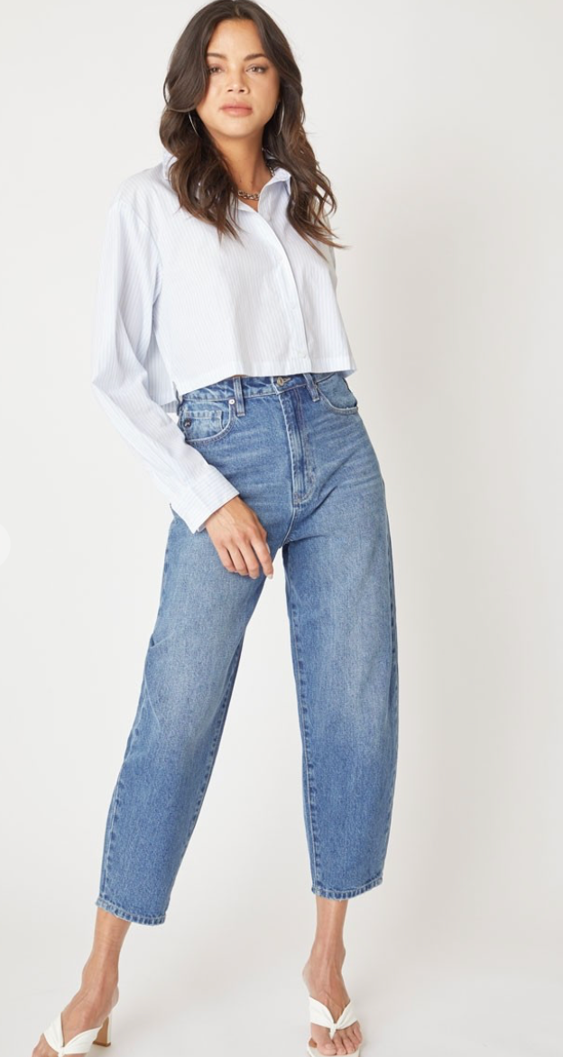 Kan Can Ultra High Rise Balloon Jeans