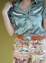 Turquoise Haven Horse Belt