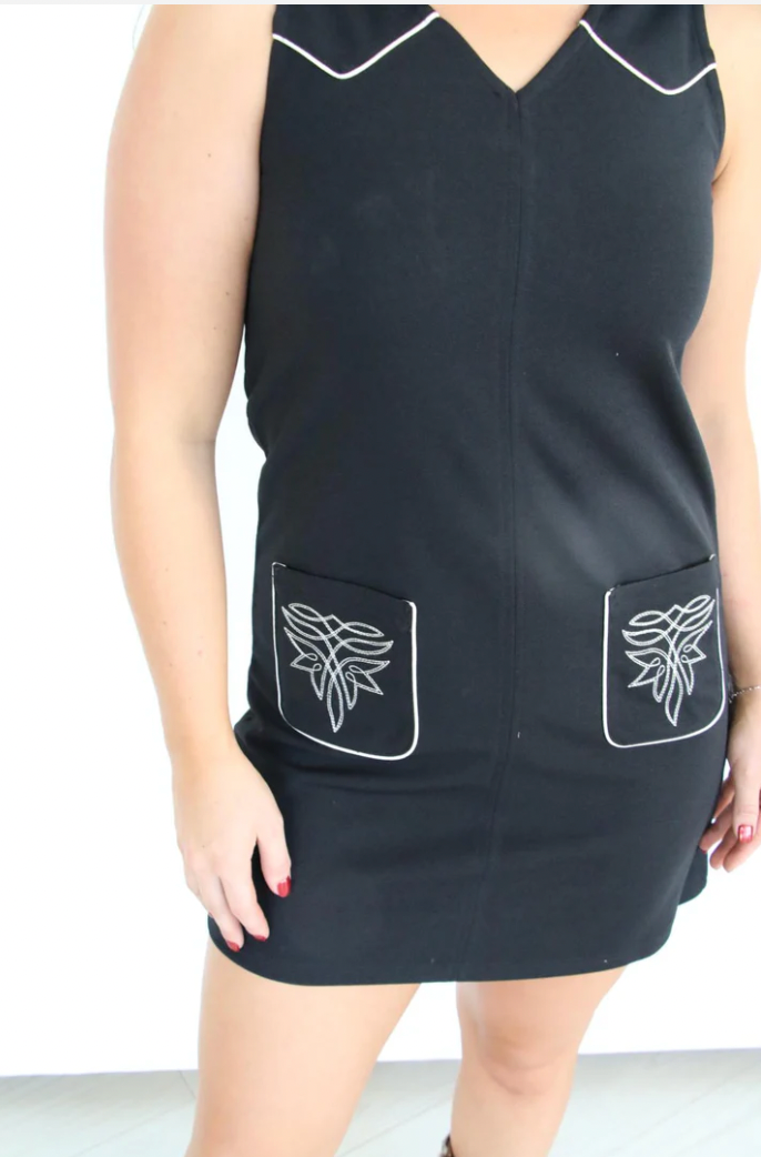 Turquoise Haven Hemp Shift Dress