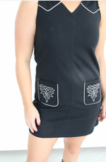 Turquoise Haven Hemp Shift Dress