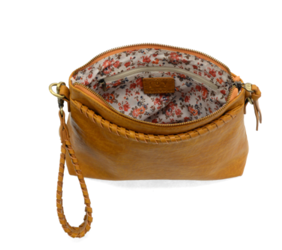 Joy Susan Oakley Whipstitch Wristlet/Crossbody