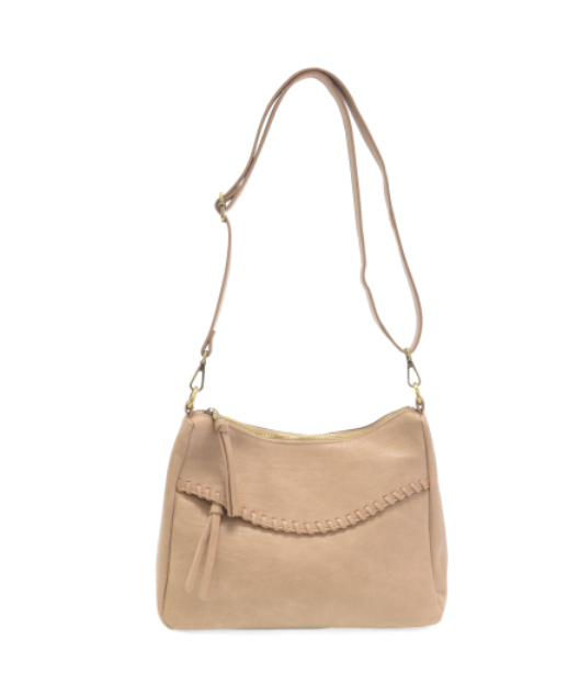 Joy Susan Cassidy Whipstitch Convertible Crossbody/Hobo