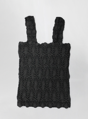 Nikibiki Lace Textured Square Top