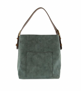 Joy Susan Hobo Faux Suede Handbag