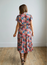 Turquoise Haven Floral Dress