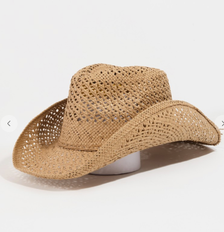 Straw Braid String Western Cowboy Hat