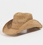 Straw Braid String Western Cowboy Hat