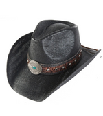 Western Concho Band Cowboy Hat