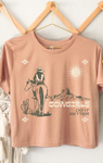HRT & LUV Cowgirls Do It Better Graphic Crop Top
