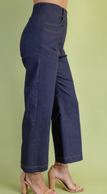 GiGiO Ankle Cropped Exposed ZipperPants
