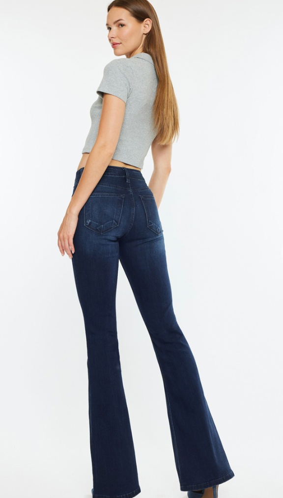 KanCan Mid Rise Flare Jean