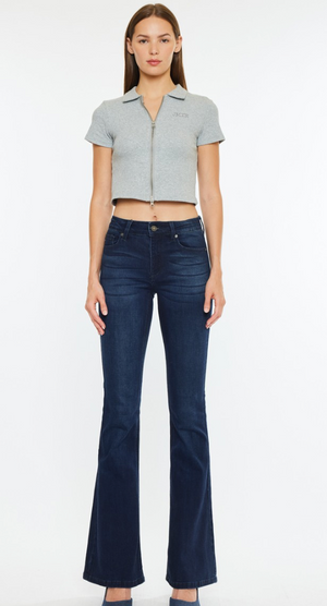 KanCan Mid Rise Flare Jean