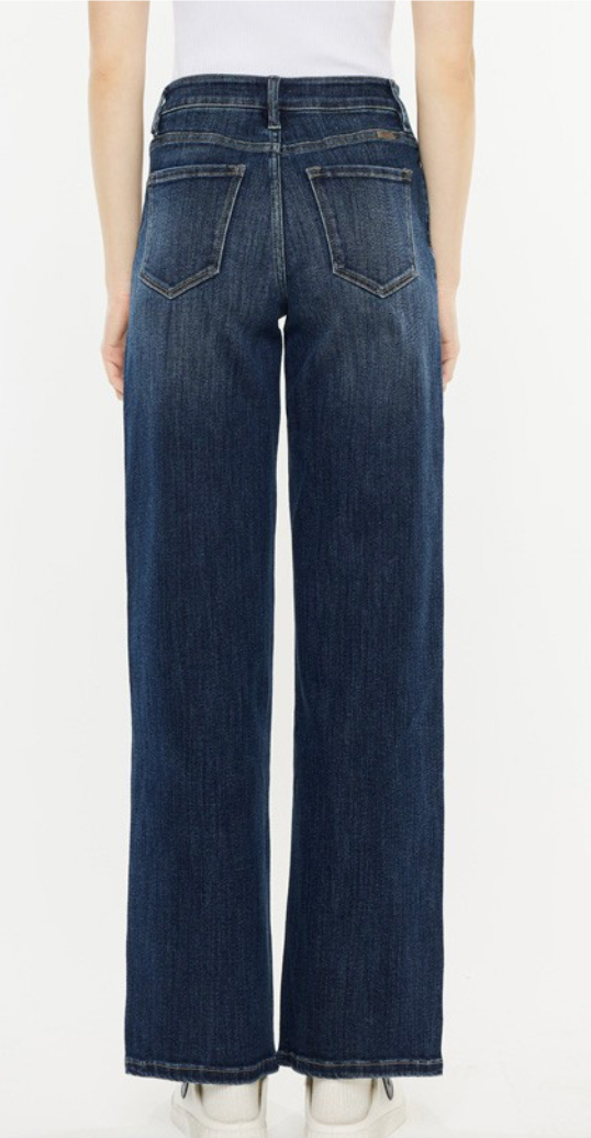 KanCan High Rise Wide Leg Jeans
