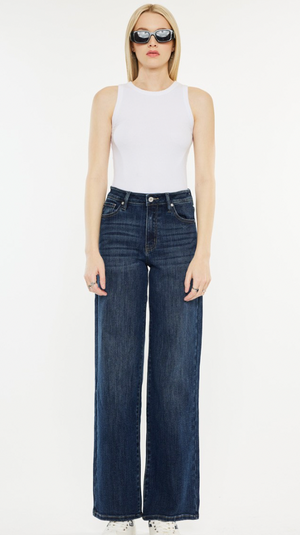 KanCan High Rise Wide Leg Jeans