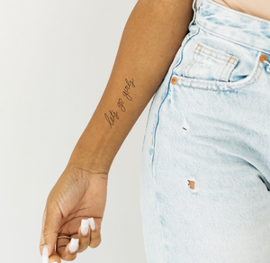 Words for a Season Temporary Tattoos