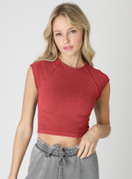 Nikibiki Vintage Exposed Seam Crop