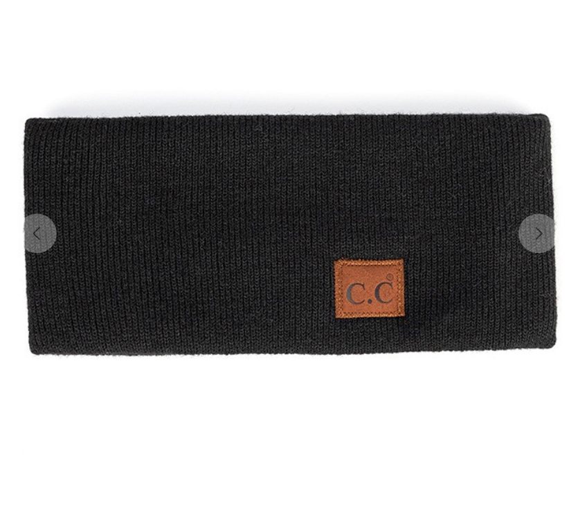 C.C Heather Knit Plain Headwrap