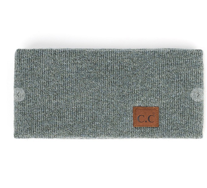 C.C Heather Knit Plain Headwrap