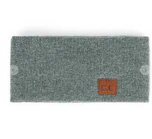 C.C Heather Knit Plain Headwrap