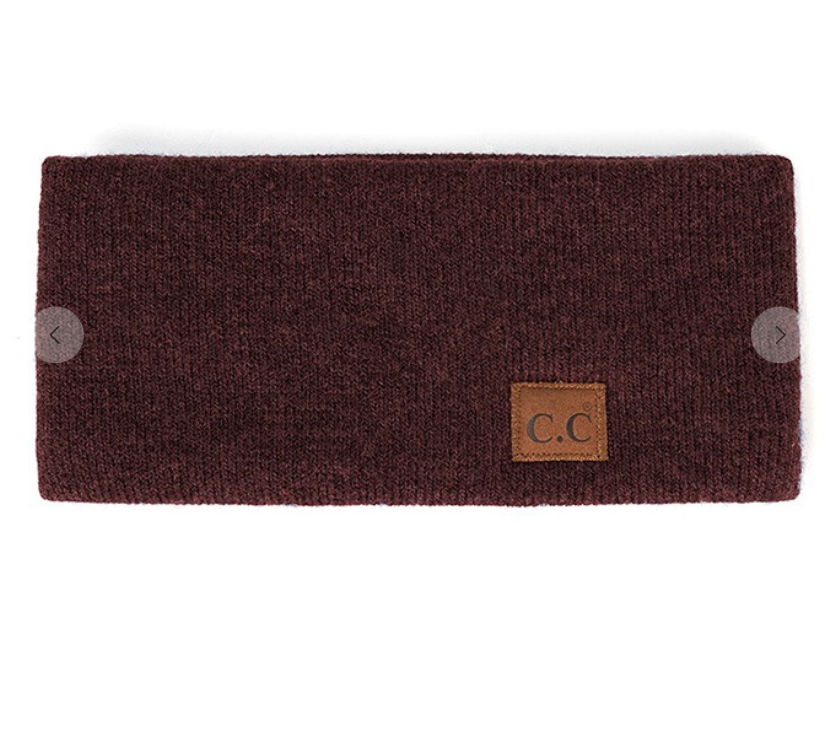 C.C Heather Knit Plain Headwrap