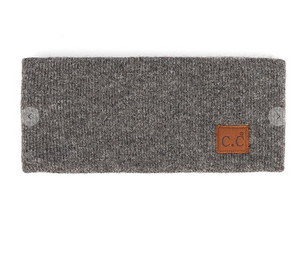 C.C Heather Knit Plain Headwrap