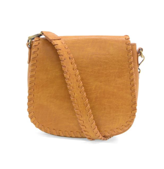 Joy Susan Annie Whipstitch Saddle Convertible/Crossbody