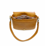Joy Susan Annie Whipstitch Saddle Convertible/Crossbody