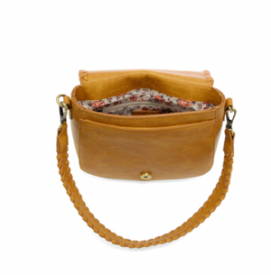 Joy Susan Annie Whipstitch Saddle Convertible/Crossbody