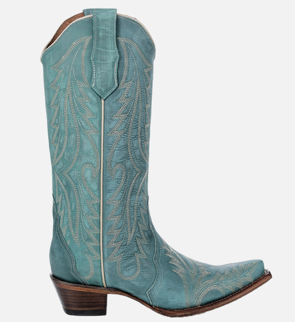 Corral Turquoise Embroidery Boot
