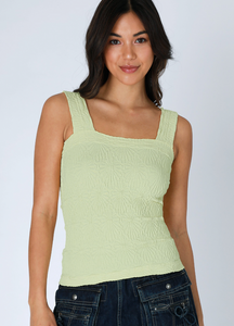 Nikibiki Lace Textured Square Top